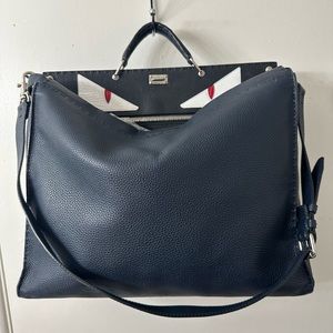 FENDI Monster Peekaboo XL Navy